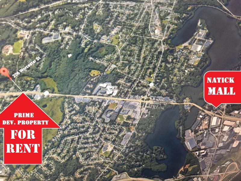 Commercial building on rt 9 for rent lease sale natick framingham wellesley ma