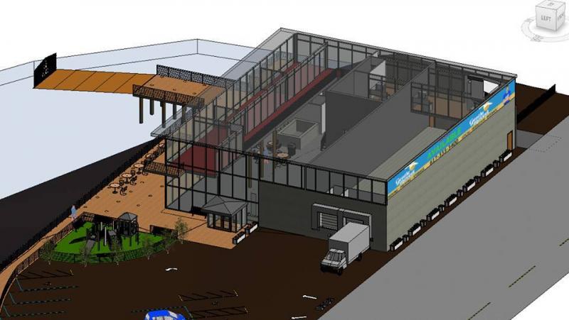 Building on water for sale in Revere MA route 1A zoned highway business
