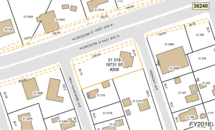 For sale by absolute auction natick ma gas station highway route 9 commercial